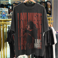 Playboi Carti 'I Am Music' Washed Black T-Shirt