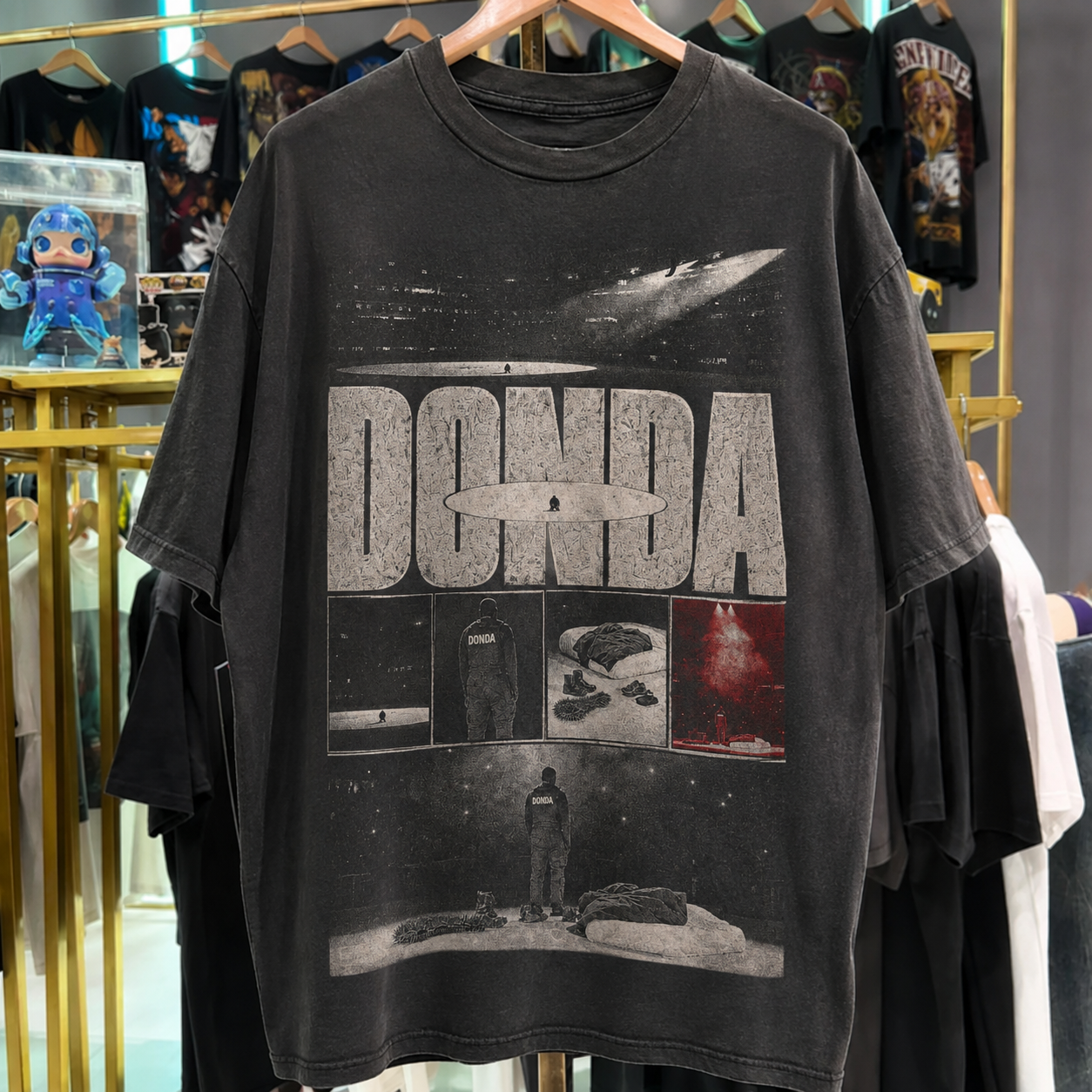 Kanye West 'Donda' Washed Black T-Shirt