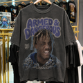 Juice WRLD 'Armed And Dangerous' Washed Black T-Shirt