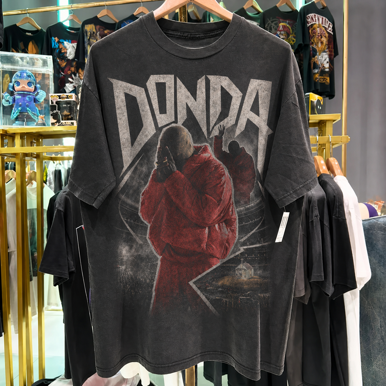 Kanye West 'Donda' Washed Black T-Shirt