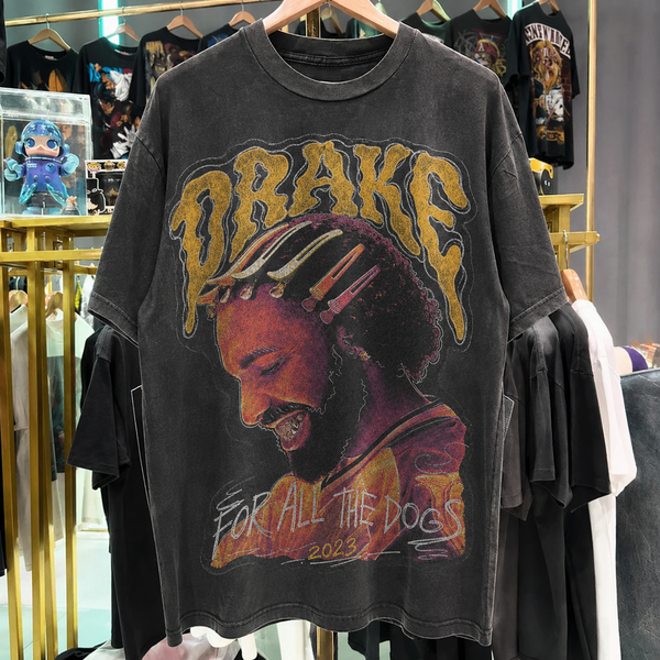 Drake Washed Black T-Shirt