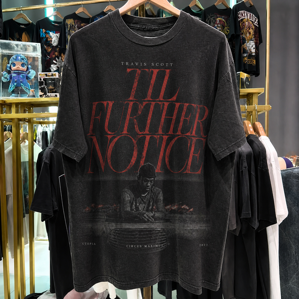 Travis Scott 'Til Further Notice' Washed Black T-Shirt
