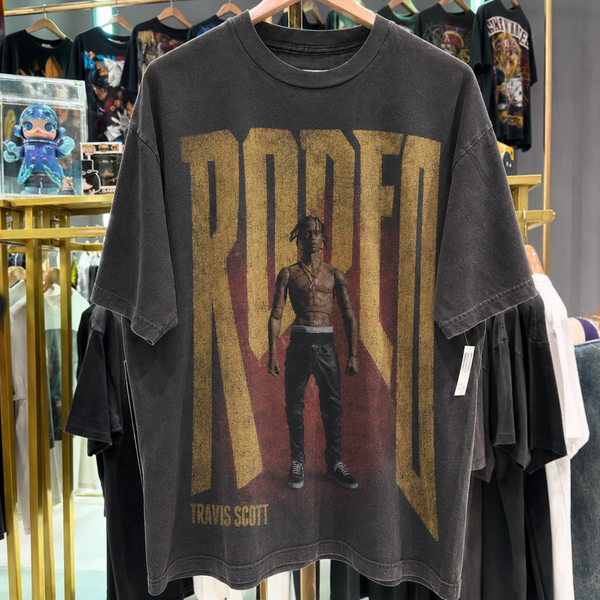 Travis Scott 'Rodeo' Washed Black T-Shirt