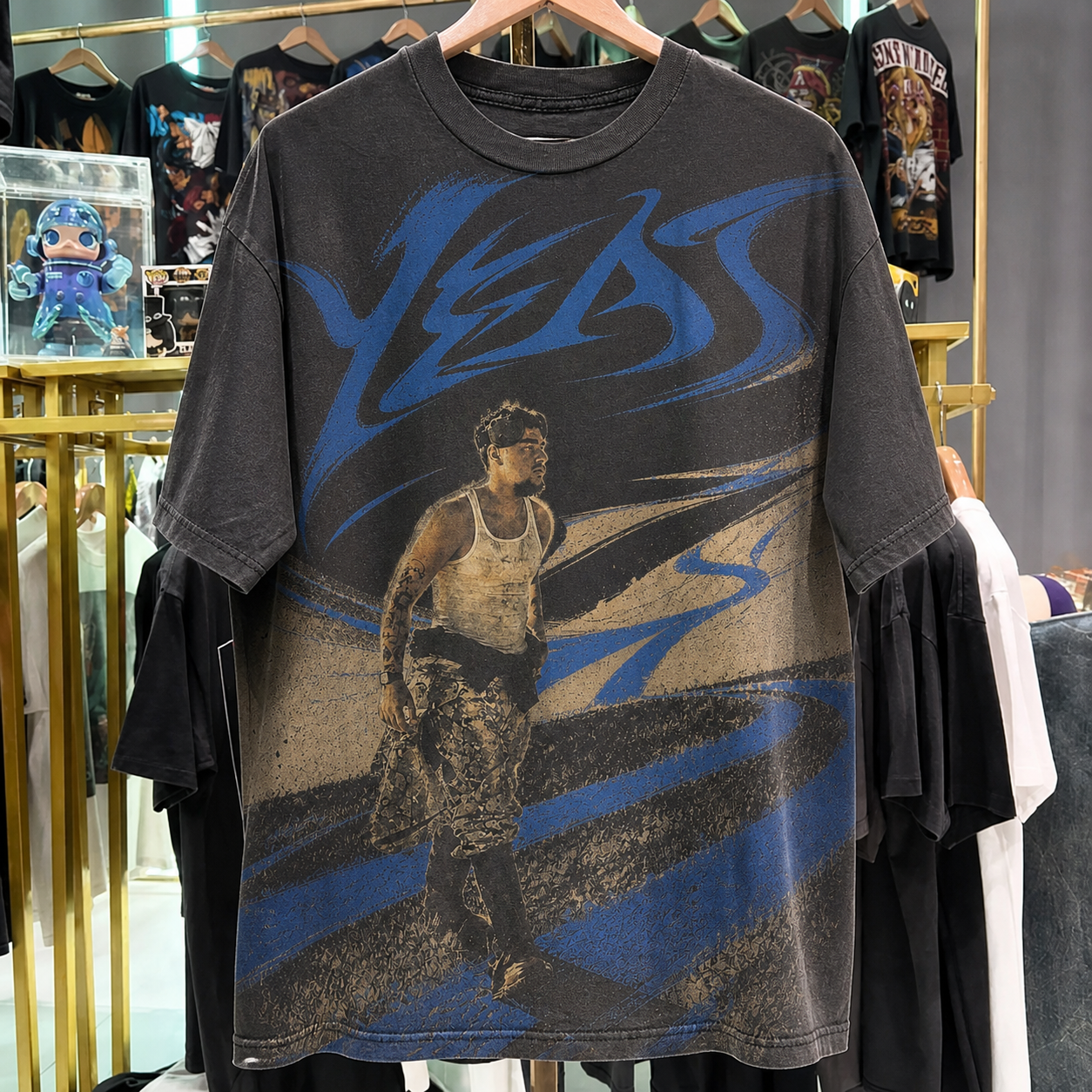 Yeat Washed Black T-Shirt