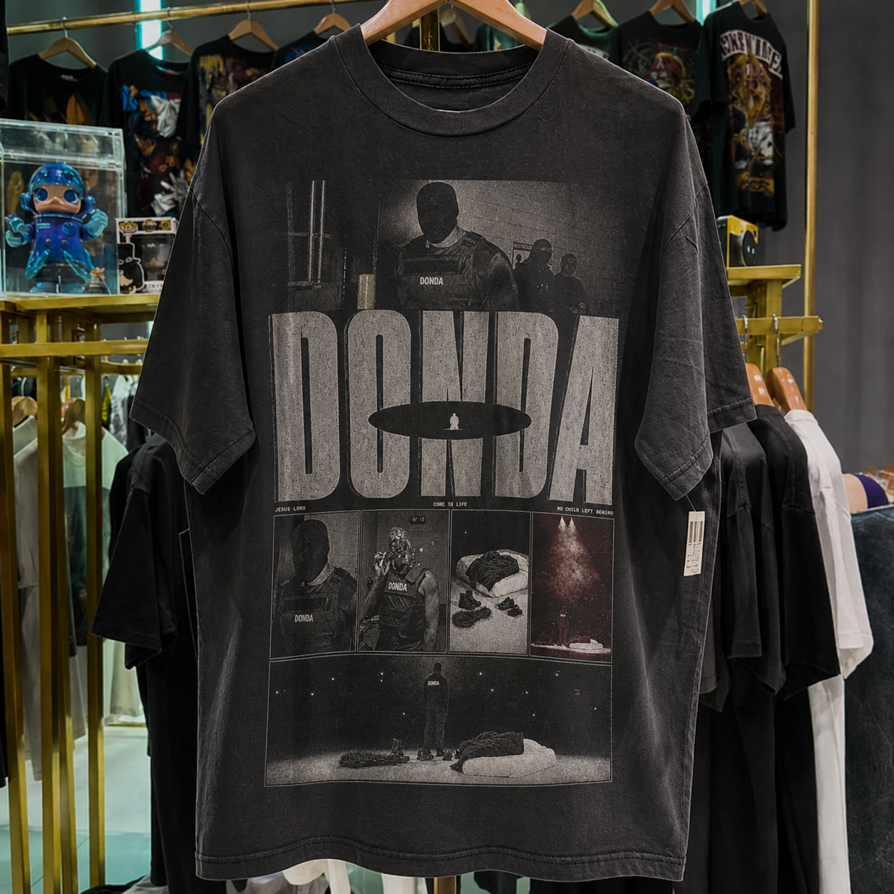 Kanye West 'Donda' Washed Black T-Shirt